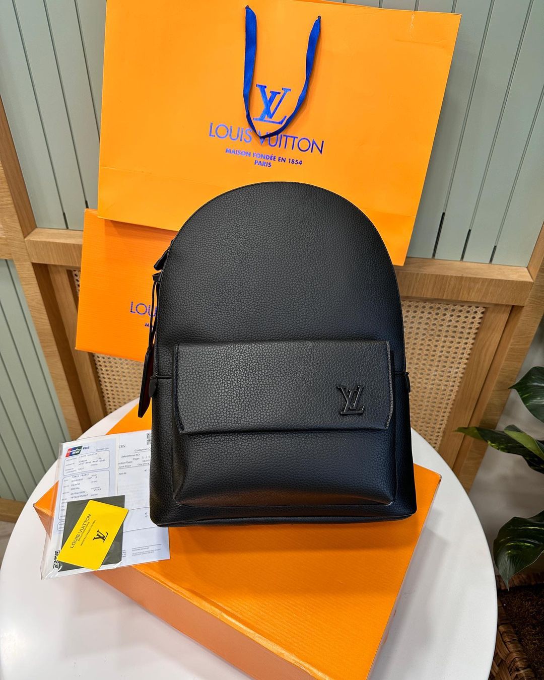 Louis Vuitton Black Backpack