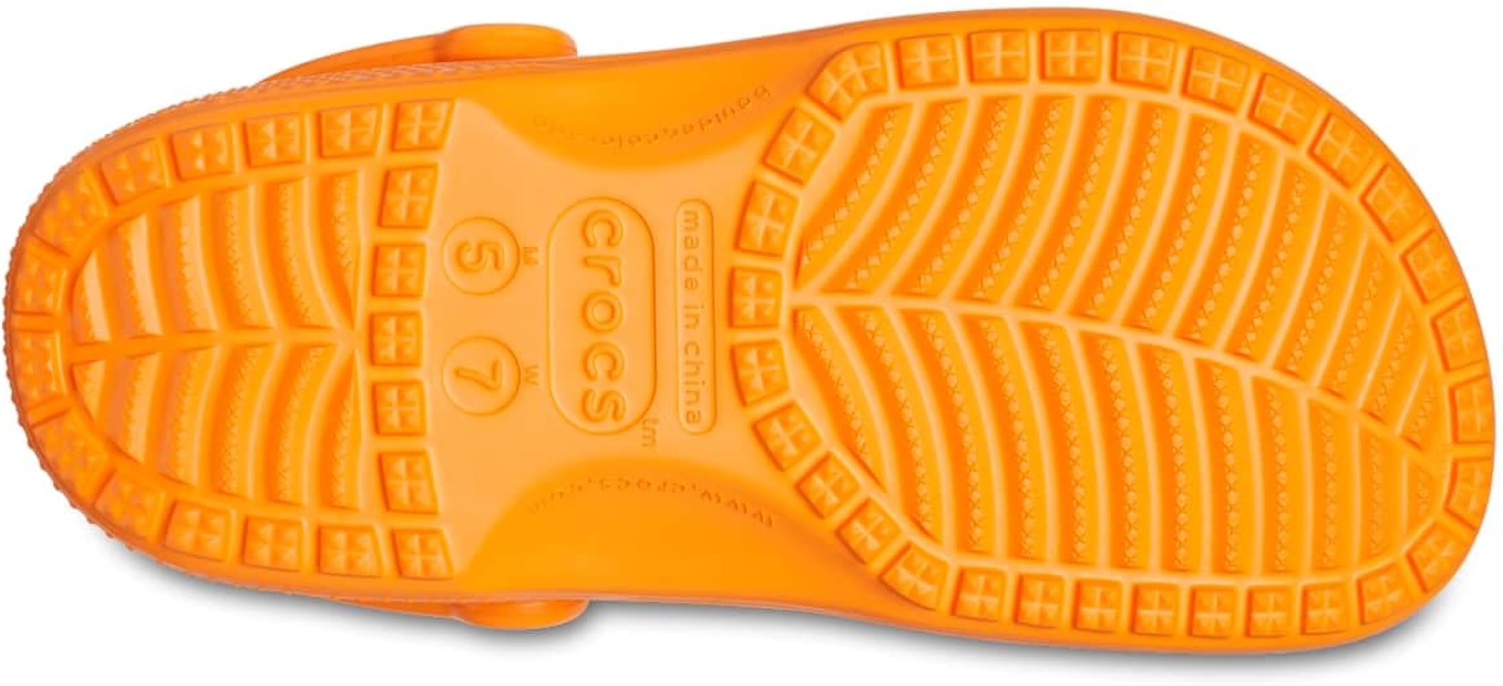 Orange Crocs