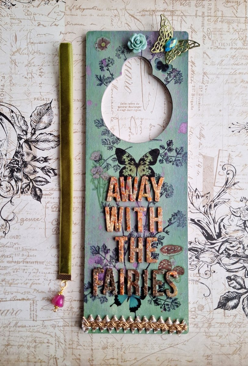 Away With the Fairies Do Not Disturb Door Sign
