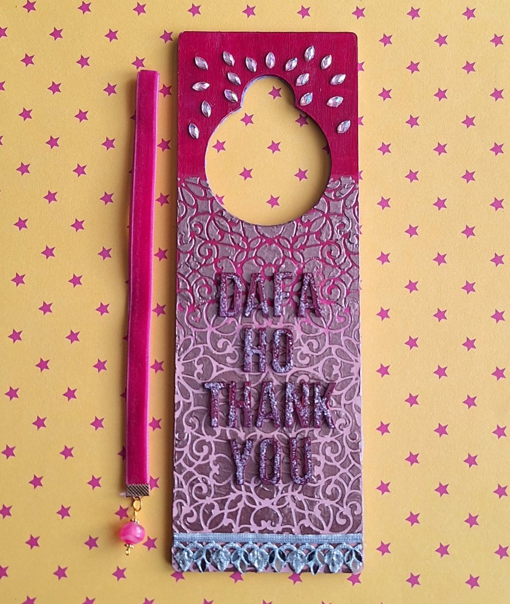Dafa Ho Thank You Do Not Disturb Door Sign