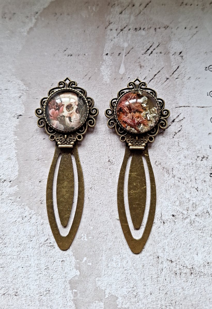 Antique Gold Decorative Metal Bookmarks