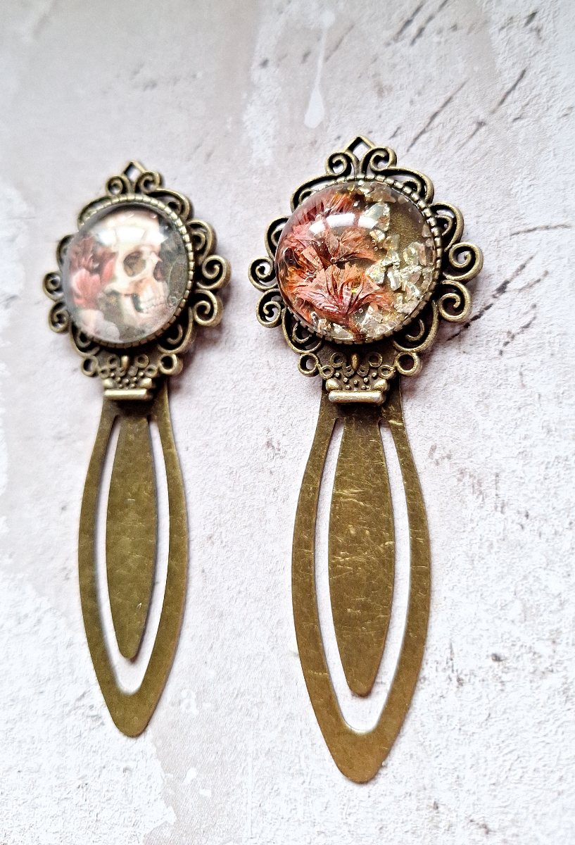 Antique Gold Decorative Metal Bookmarks