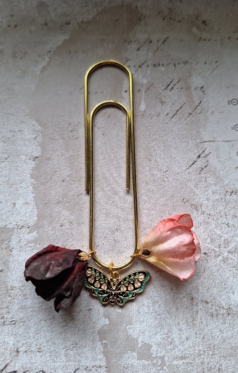 Shelley Decorative Gold Bookmark