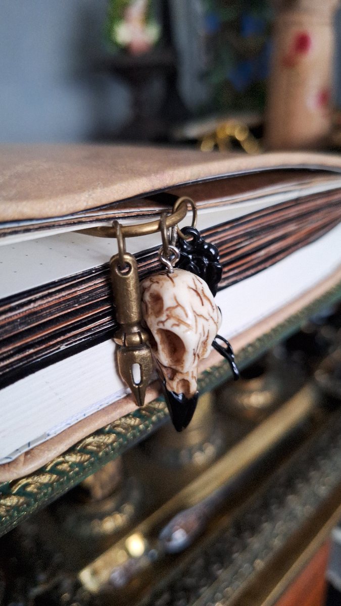 Nevermore Decorative Antique Bronze Bookmark