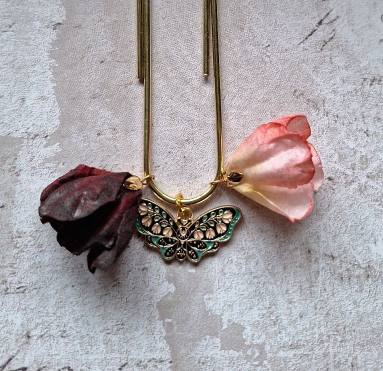 Shelley Decorative Gold Bookmark