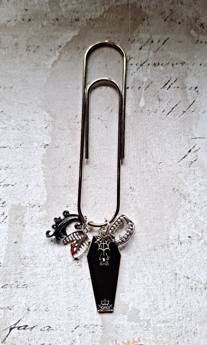 Dracula Decorative Silver Bookmark