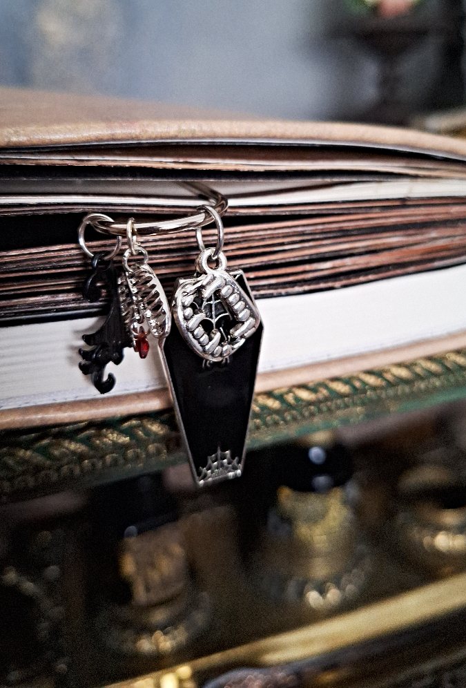 Dracula Decorative Silver Bookmark