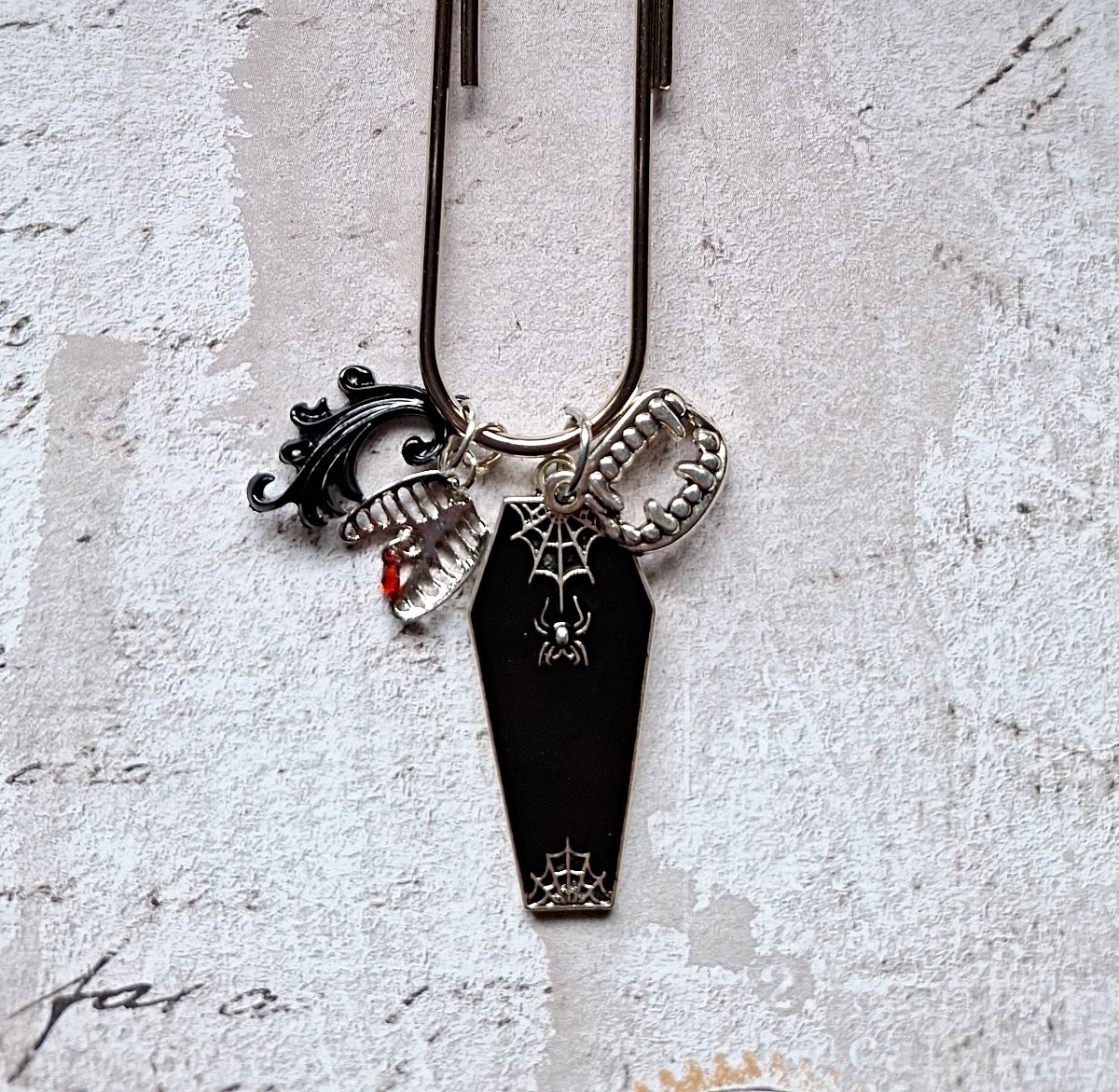 Dracula Decorative Silver Bookmark