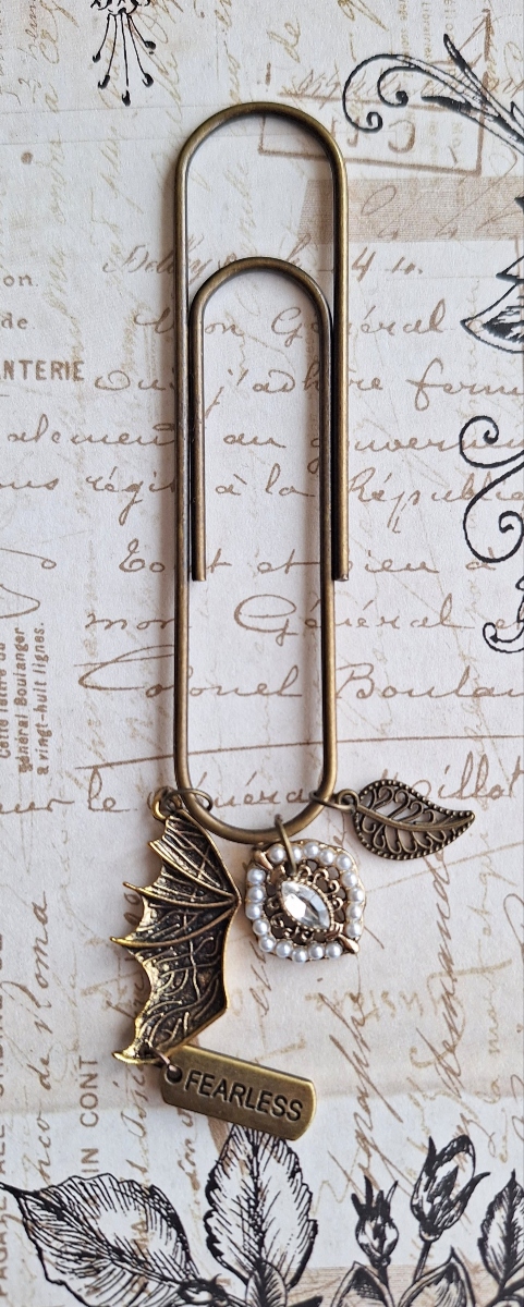 Carmila Decorative Antique Gold Bookmark