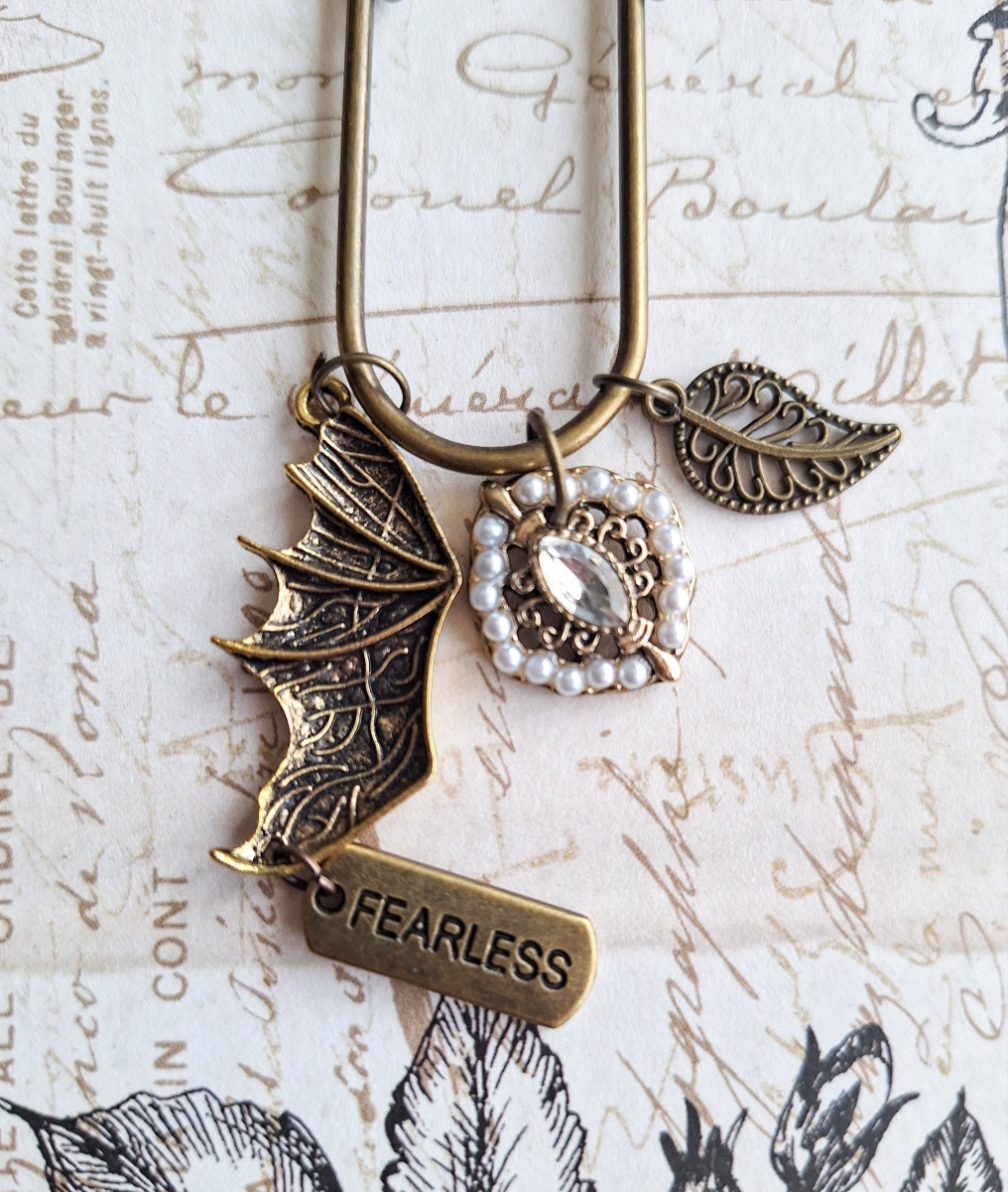 Carmila Decorative Antique Gold Bookmark