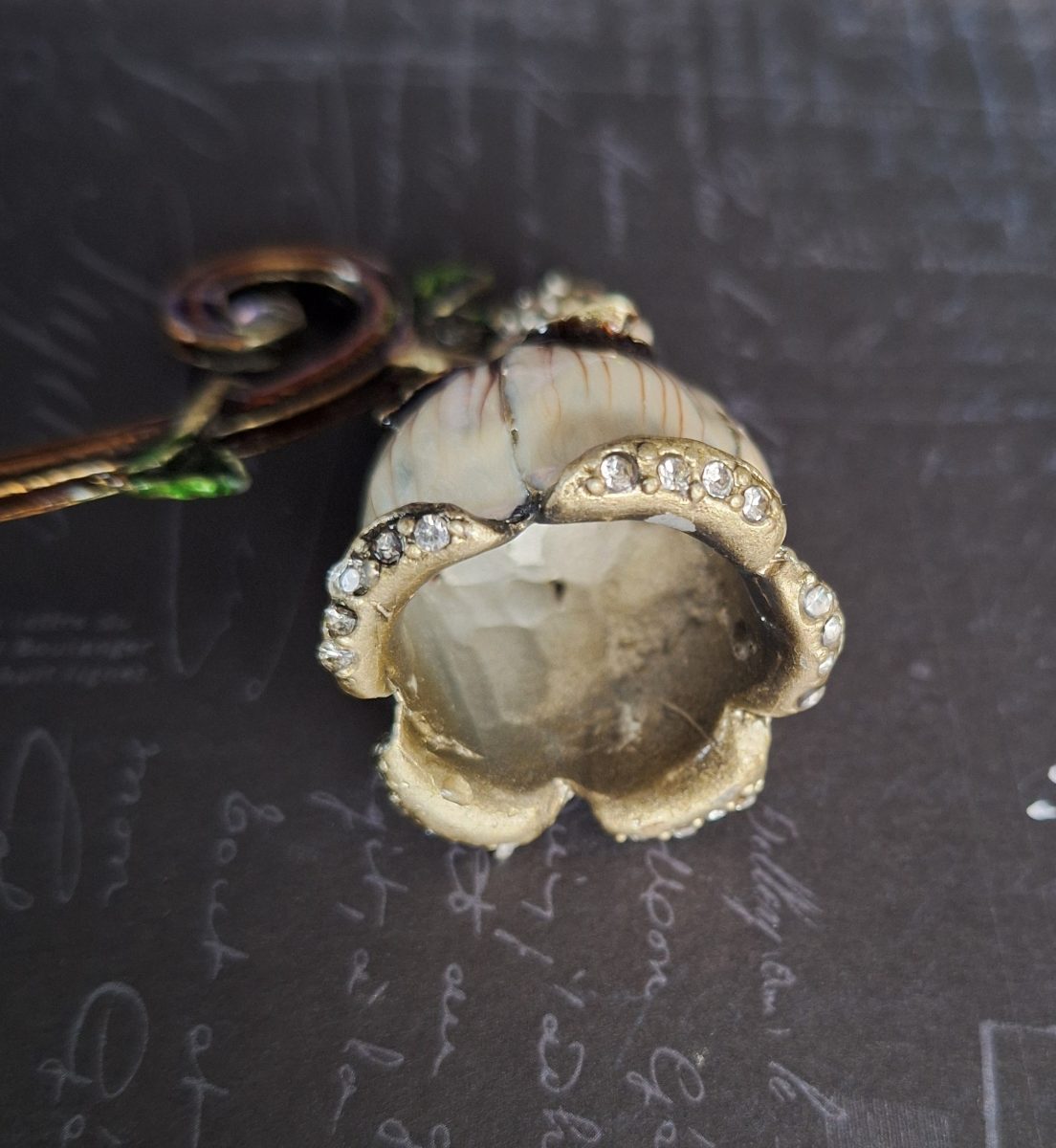 Candle Snuffer - White Flower