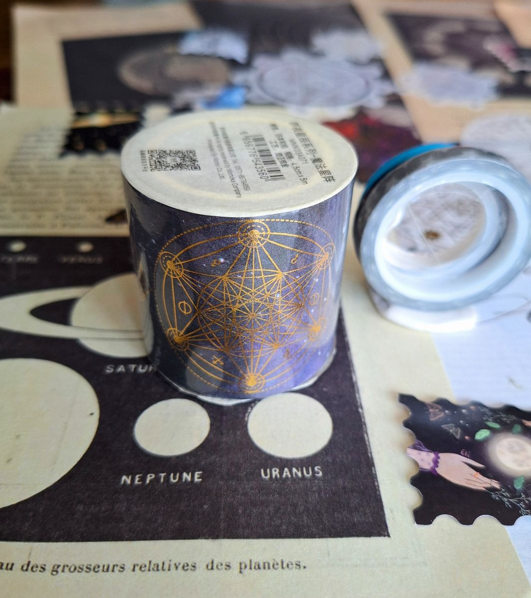 Astronomy and Space Vintage Journal Scrapbooking Set