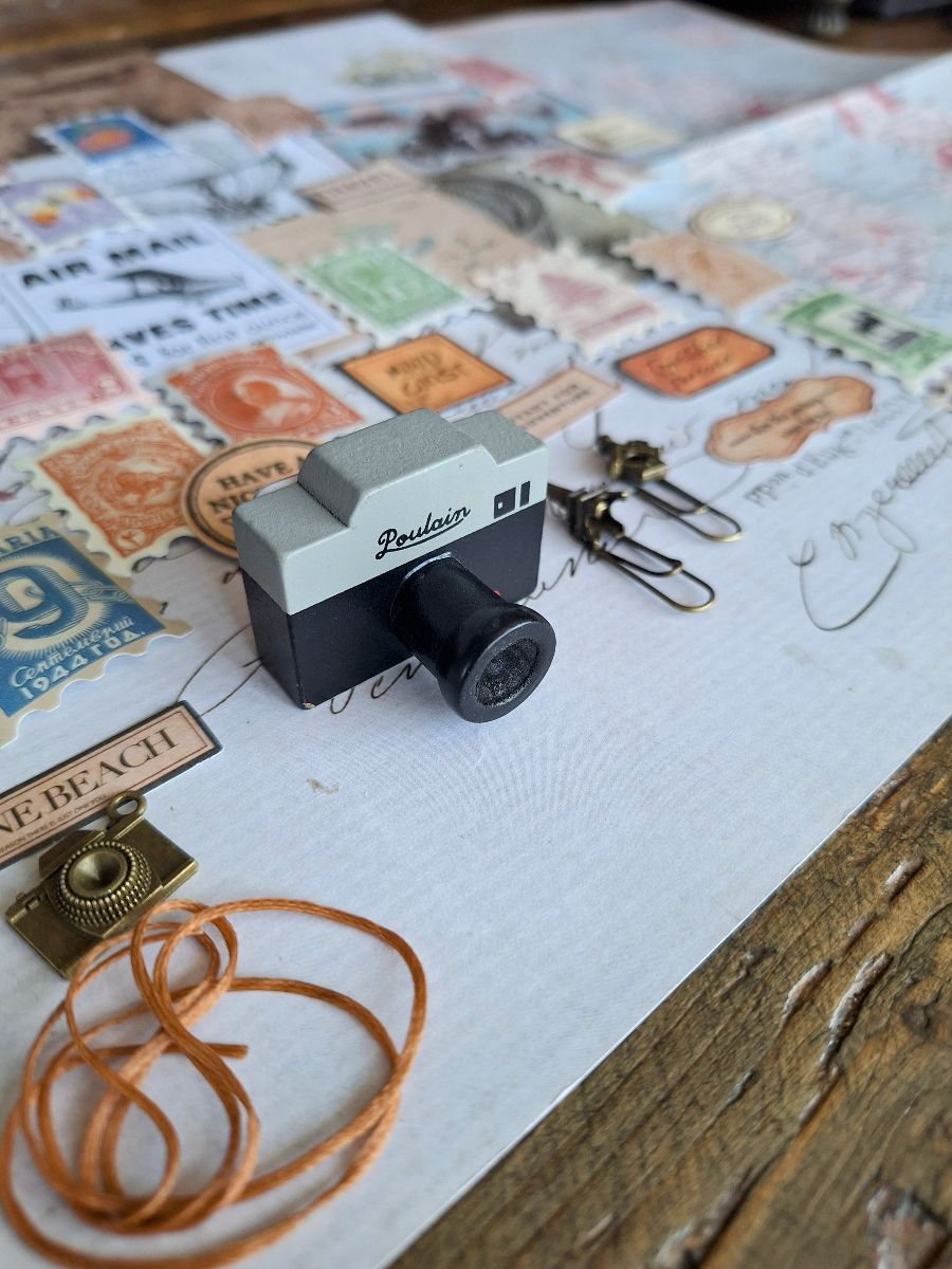 Vintage Travel Journal Scrapbooking Set