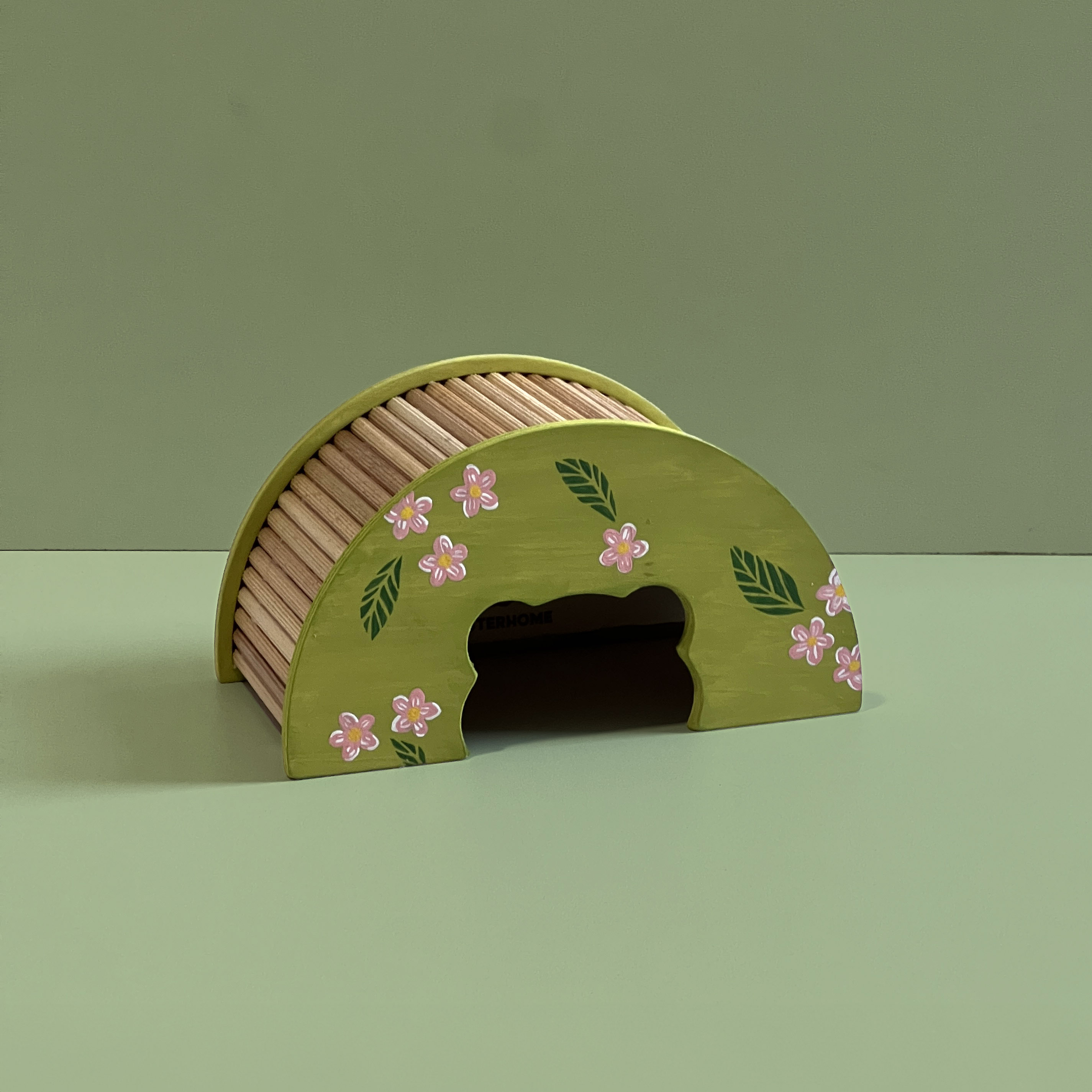 Pinke Blumen Versteck