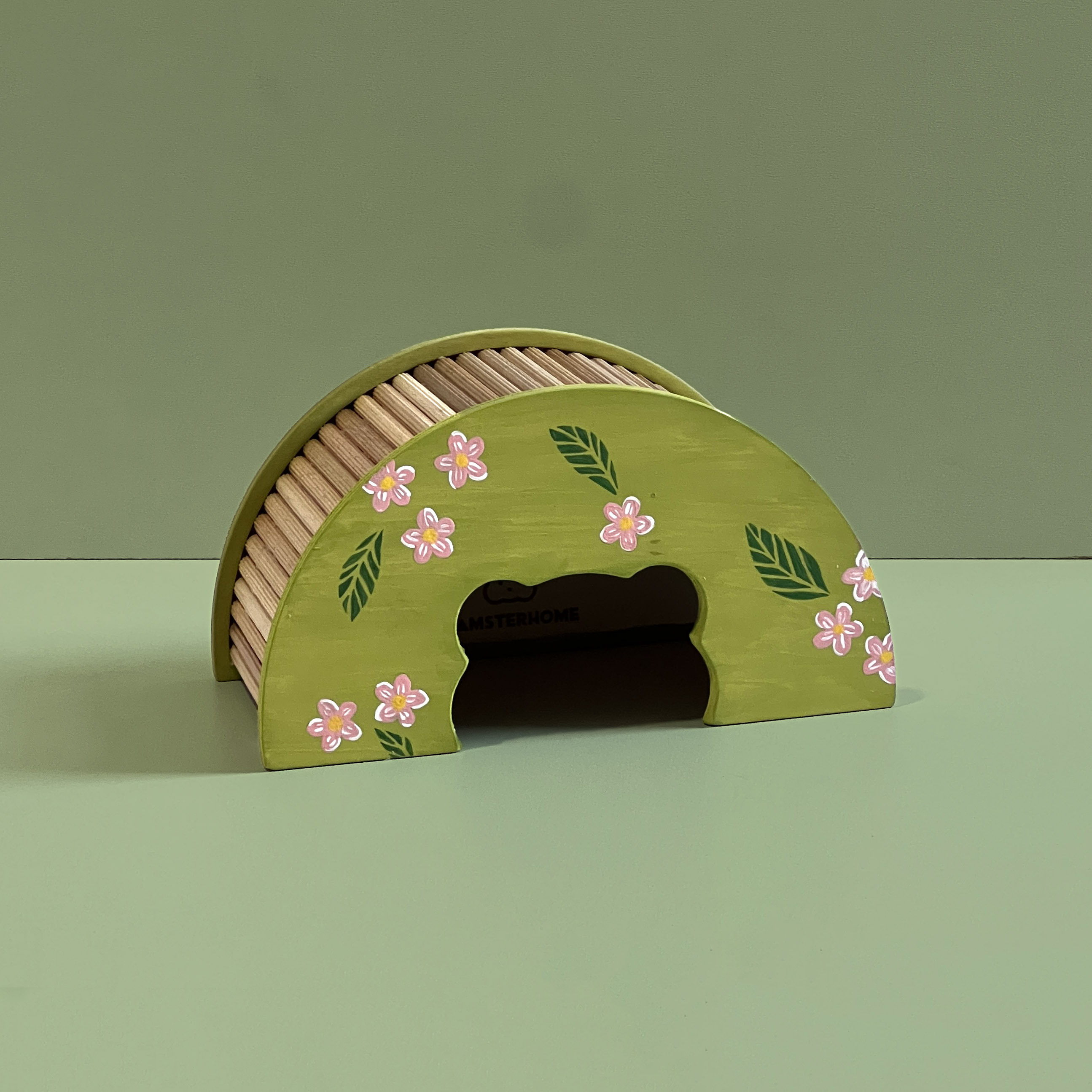 Pinke Blumen Versteck