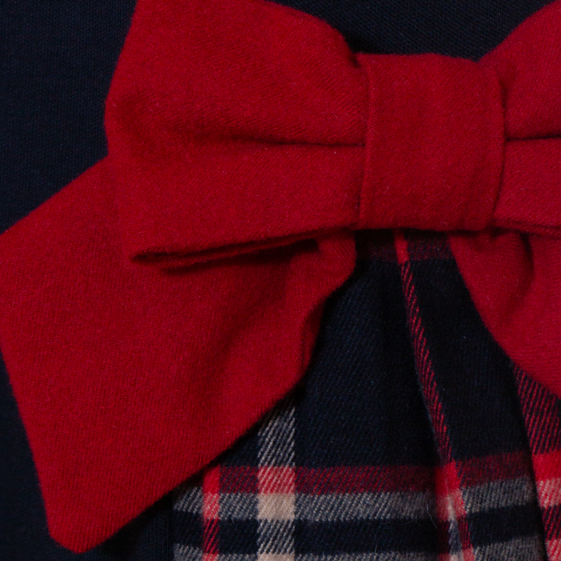 Robe Charlotte en jersey bleu marine