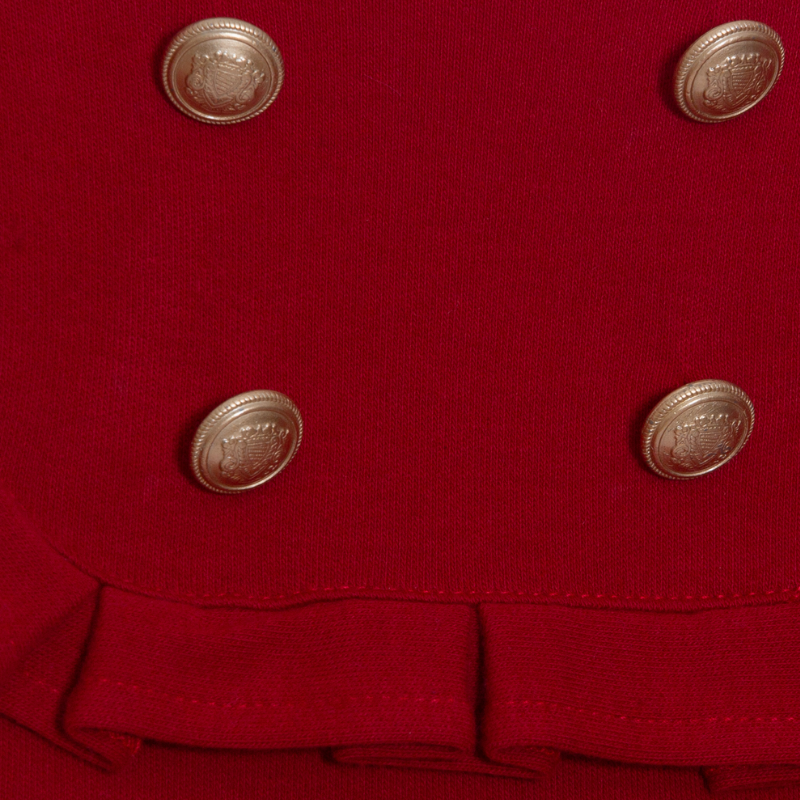 Robe Laura en jersey rouge