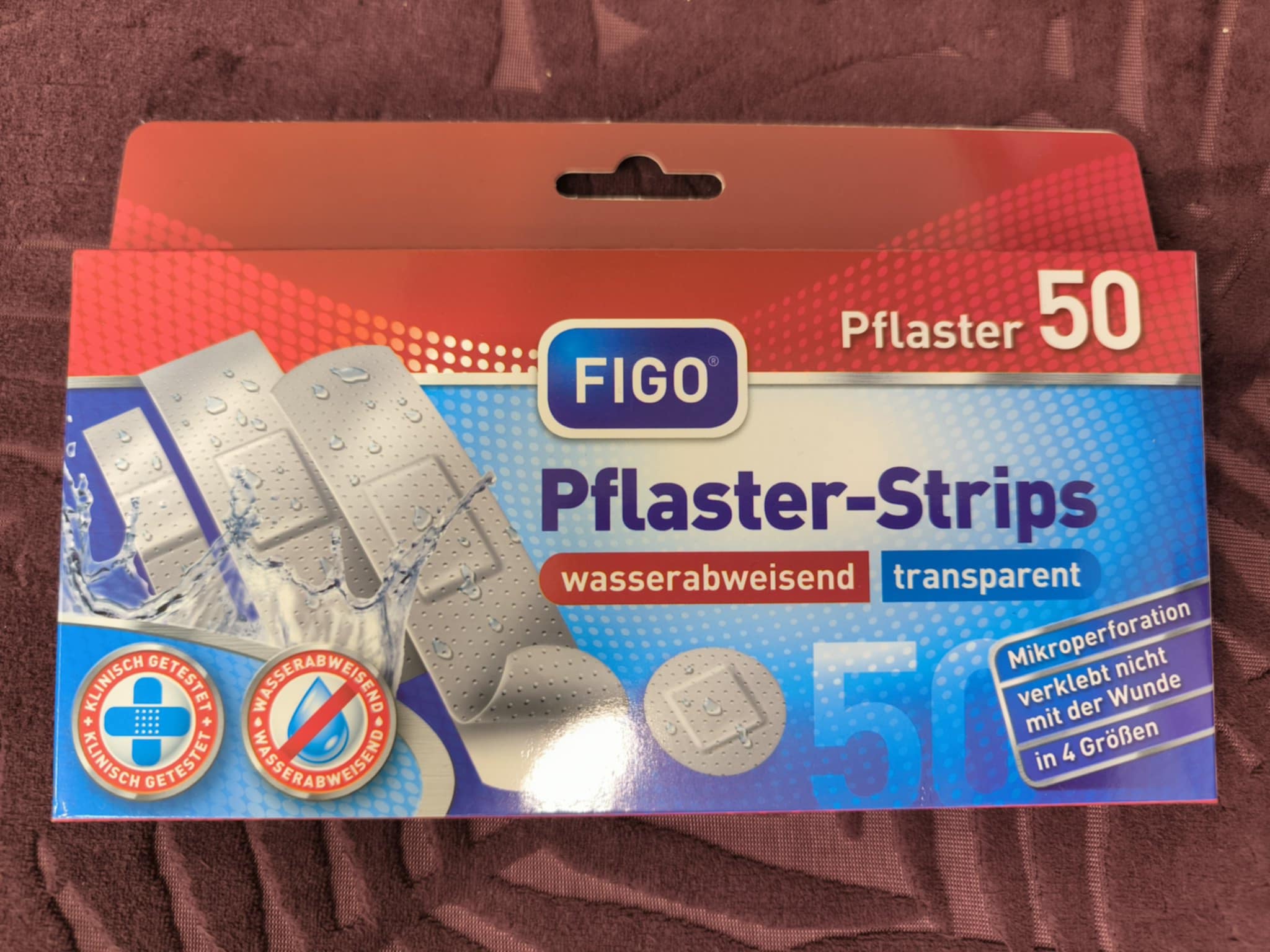 Vandeniui atsparūs pleistrai (50 vnt.)