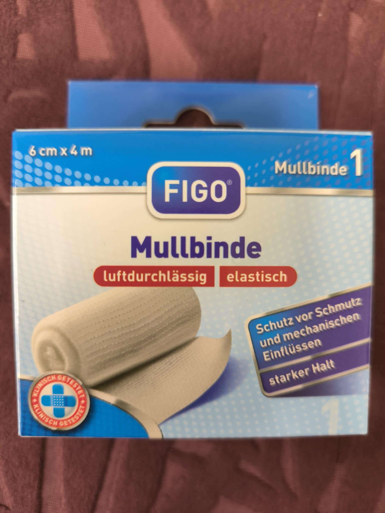 Elastingas tvarstis FIGO Mullbinde