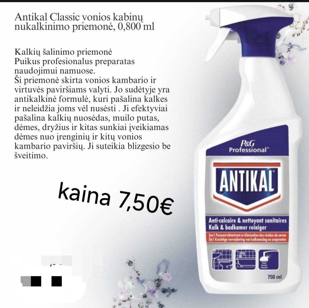 Antikal paviršių valiklis
