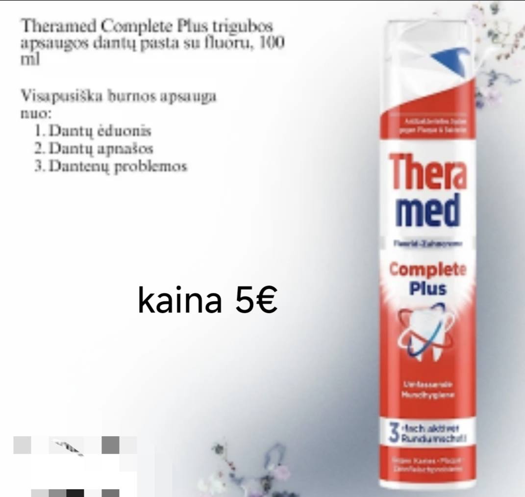 Theramed Atem dantų pastos