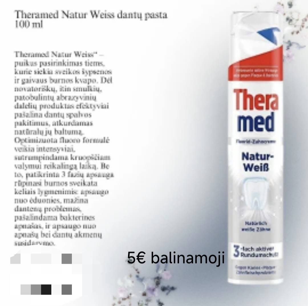 Theramed Atem dantų pastos