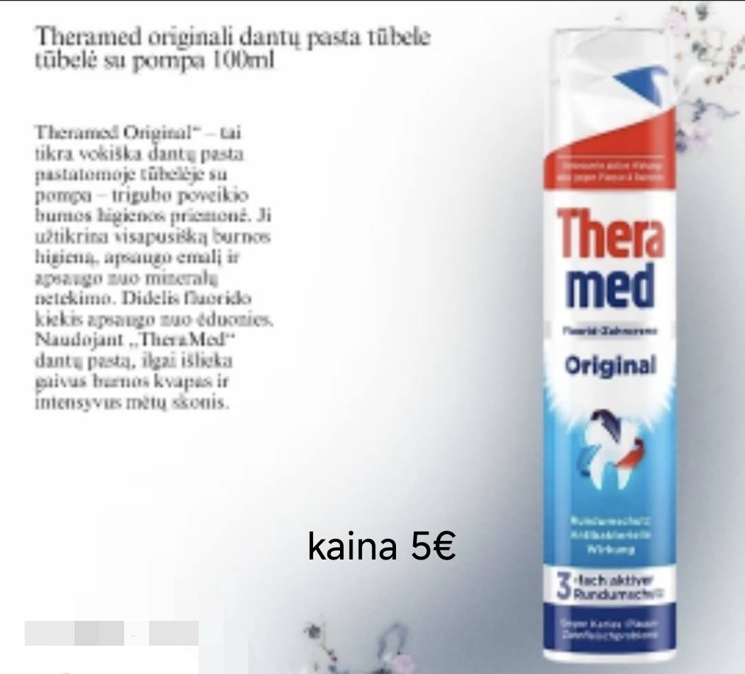 Theramed Atem dantų pastos