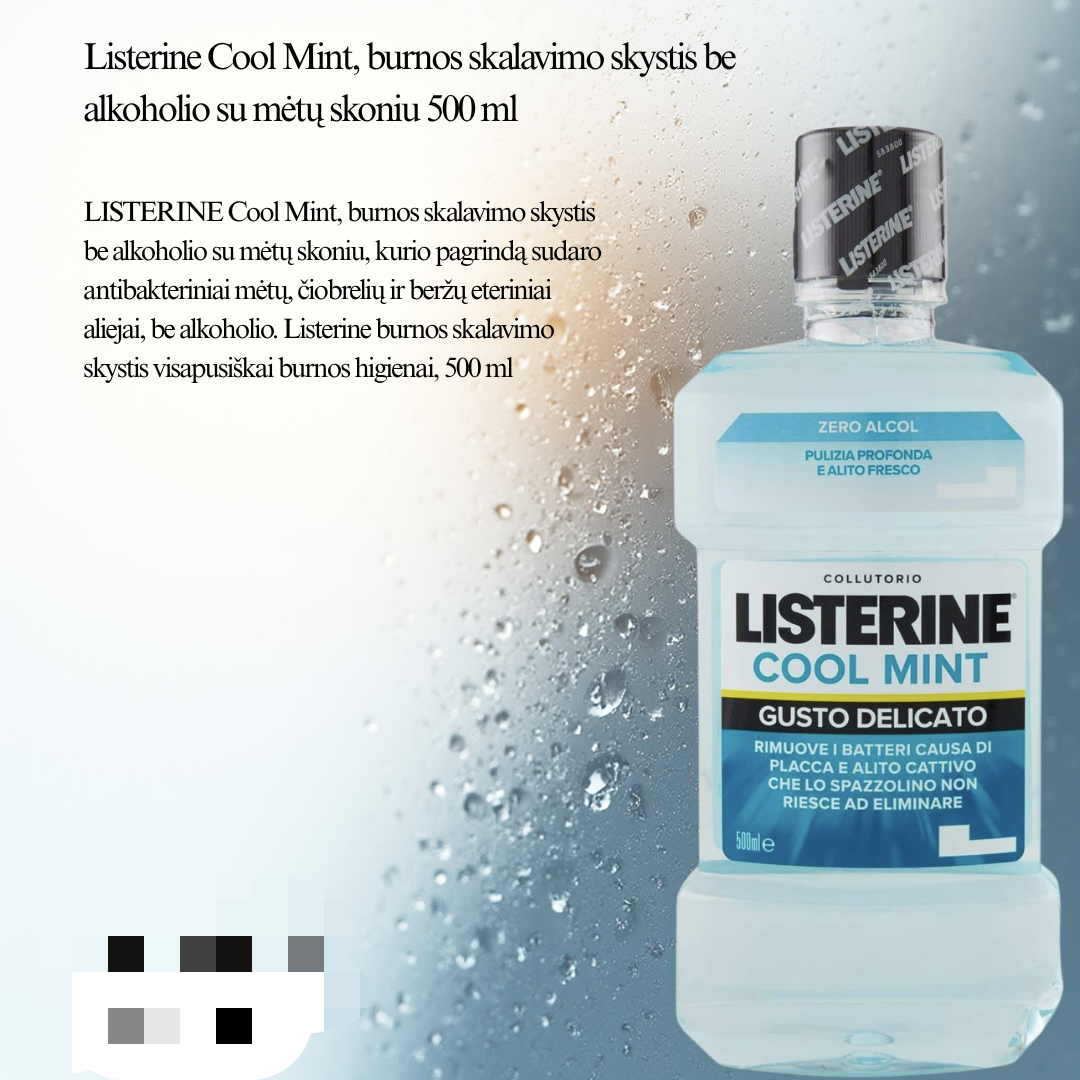 Listerine  burnos skalavimo skystis