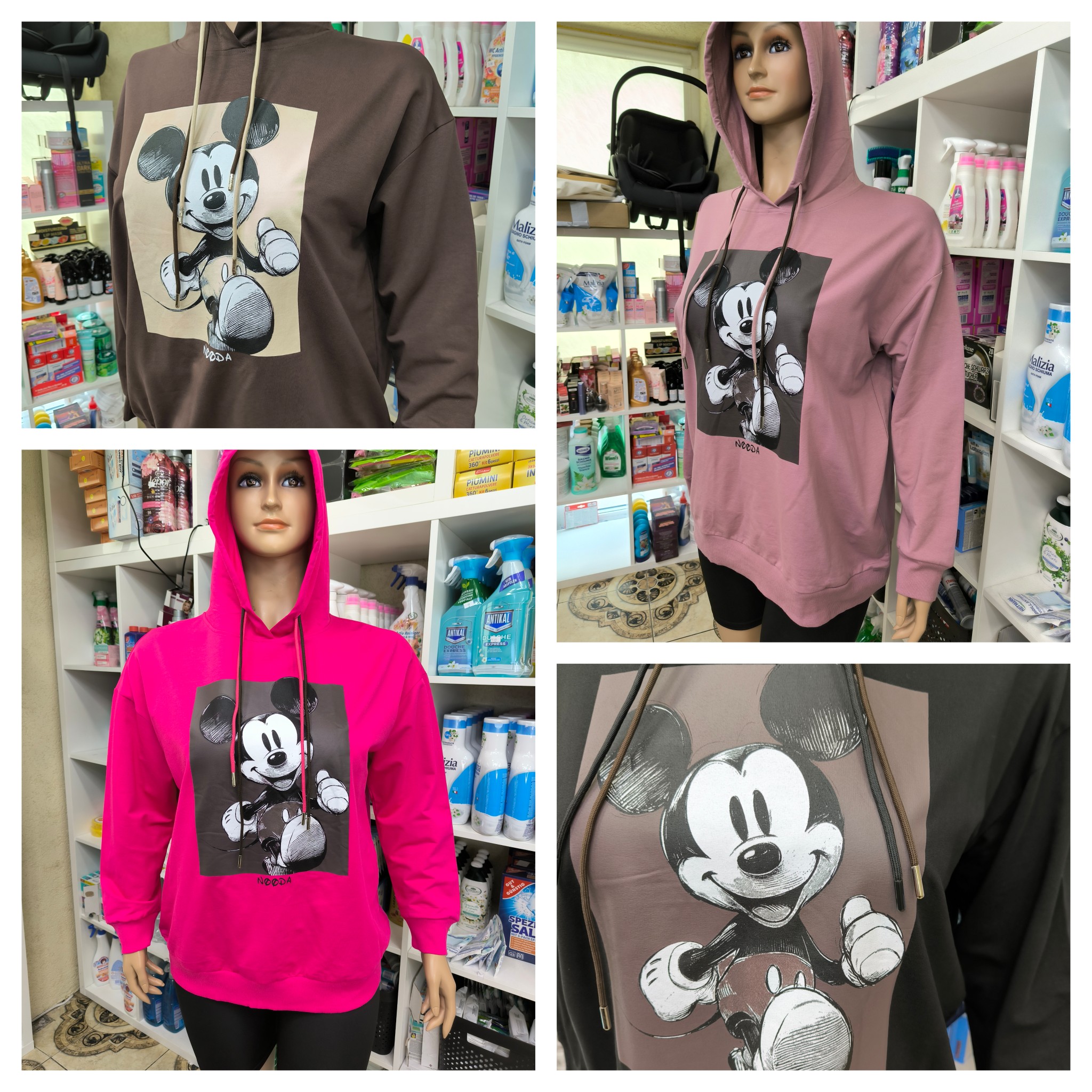 Mickey Mouse džemperis su gobtuvu