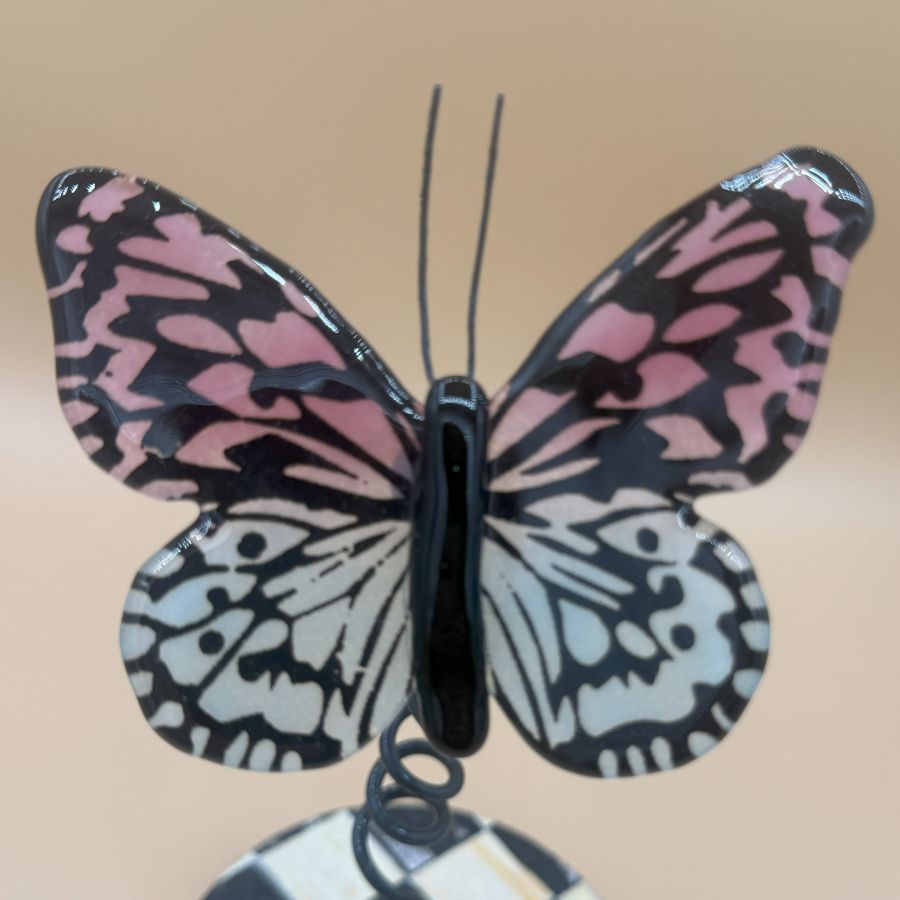 Fused Glass - Whimsy Butterfly B016