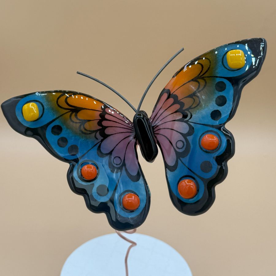 Fused Glass - Whimsy Butterfly B034