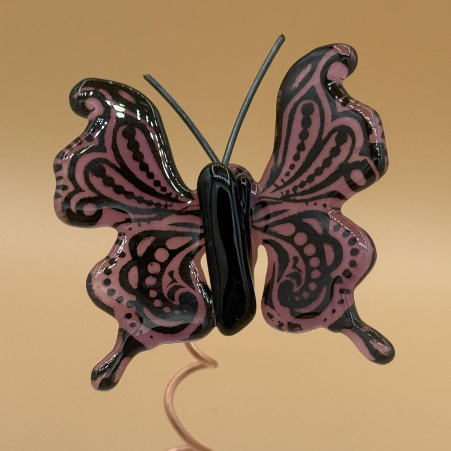 Fused Glass - Whimsy Butterfly B035