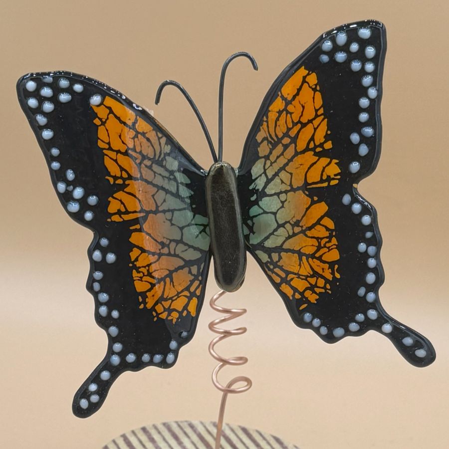 Fused Glass - Whimsy Butterfly B036