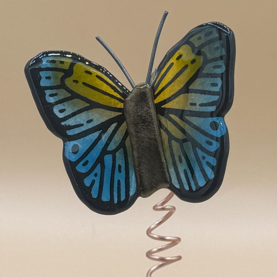 Fused Glass - Whimsy Butterfly B039