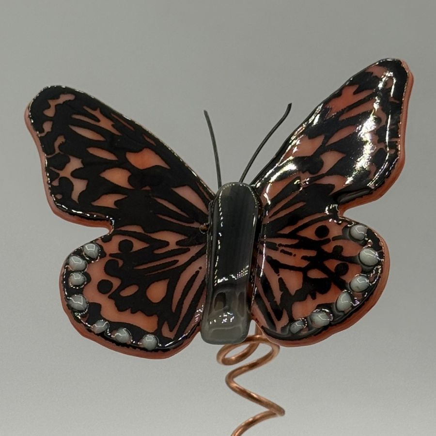 Fused Glass - Whimsy Butterfly B053