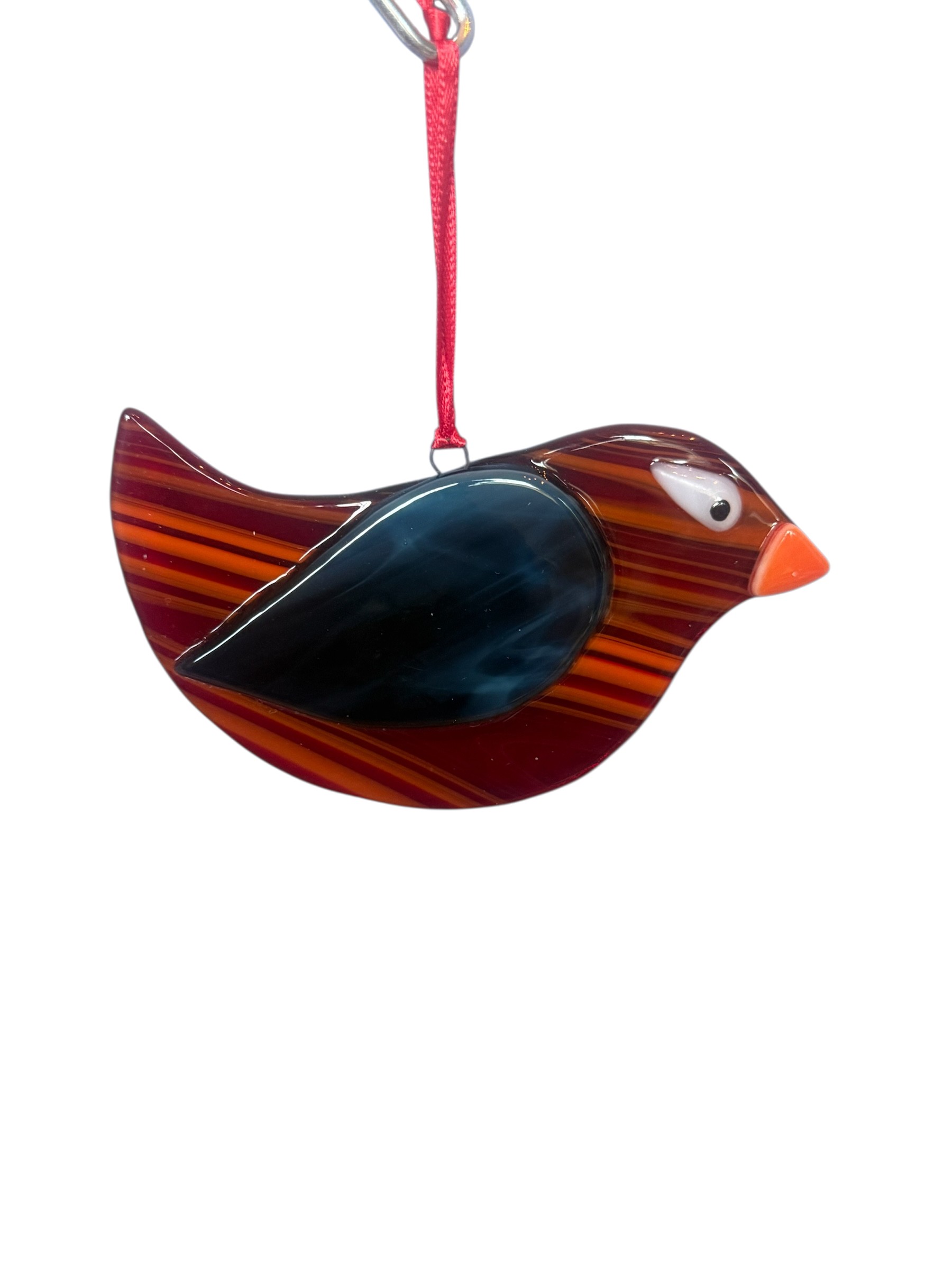 Whimsical Glass Bird Sun Catcher