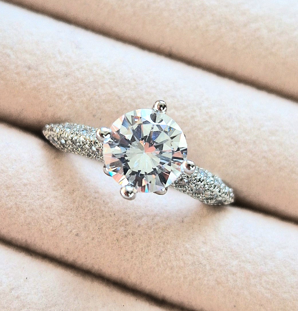 Solitaire Diamond Engagement Ring