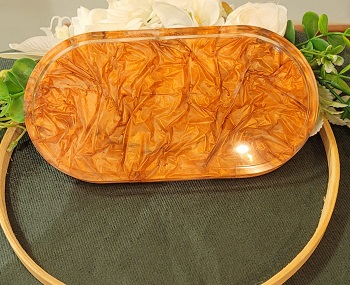 Conjunto Bandeja e Pote Tecido