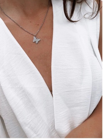 Colar Borboleta Lisa