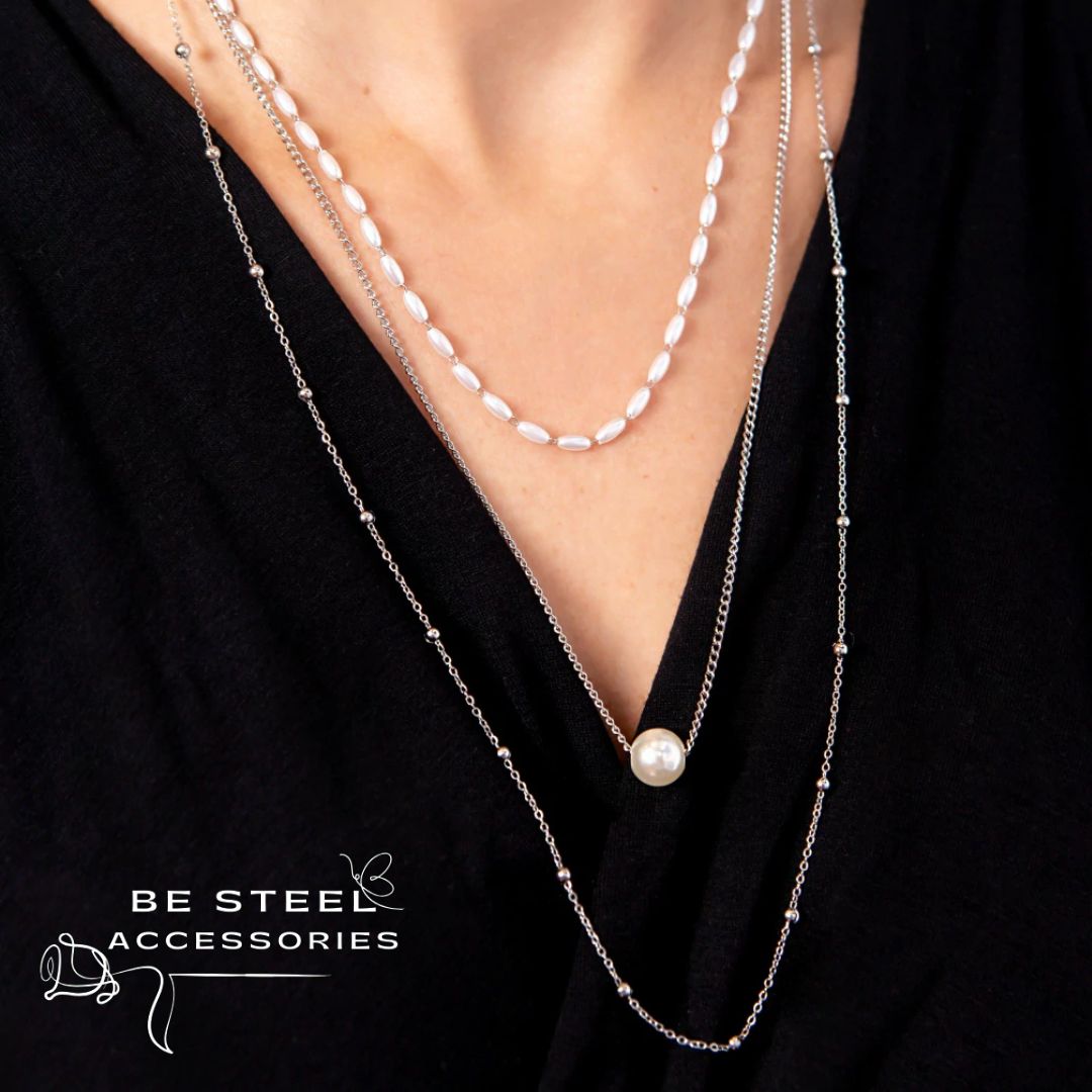 Colar 3 Voltas Pérolas