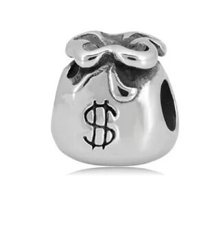 Berloque Separador Saco Dinheiro