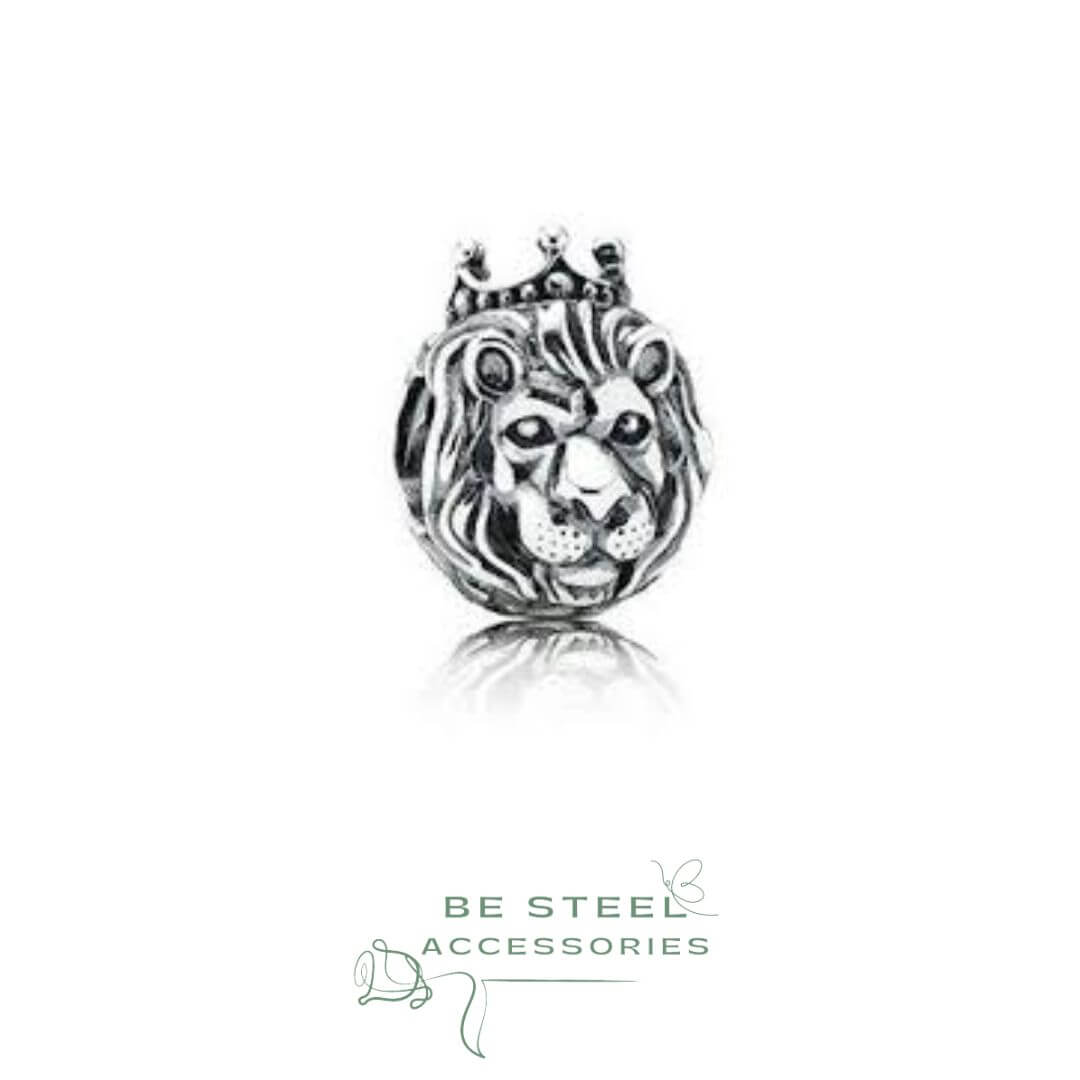 Berloque Sparador Leão com Coroa