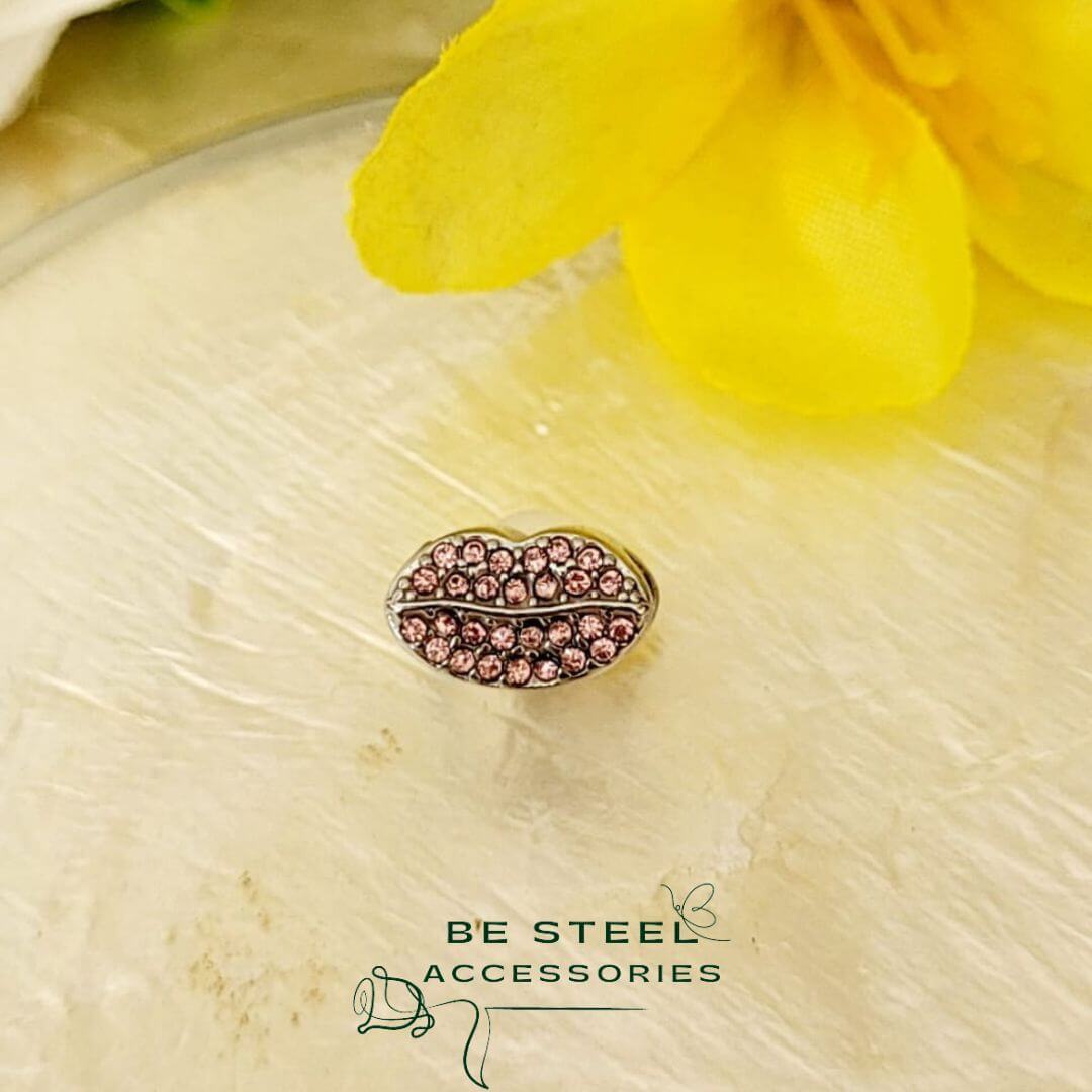 Berloque Separador Boca Rosa