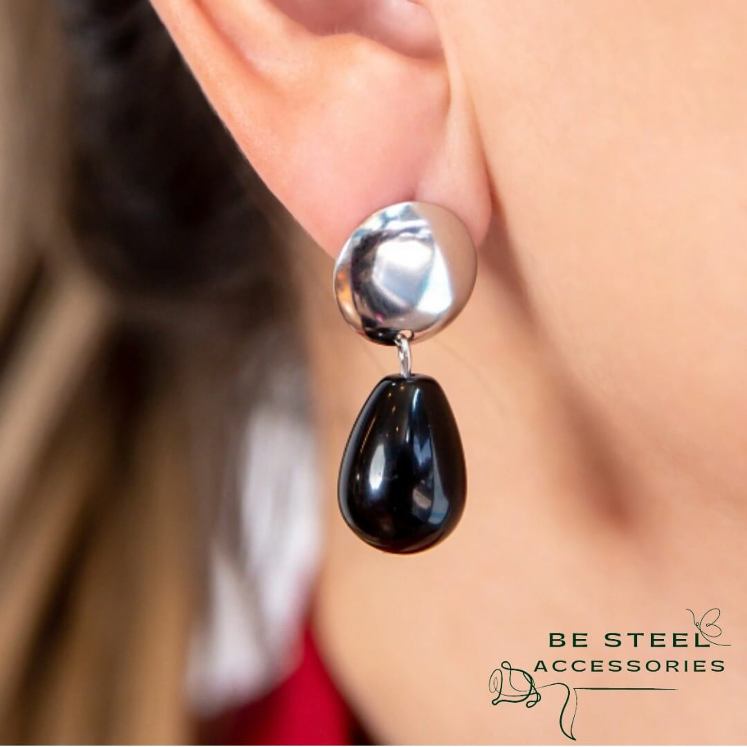 Brinco Pedra Natural