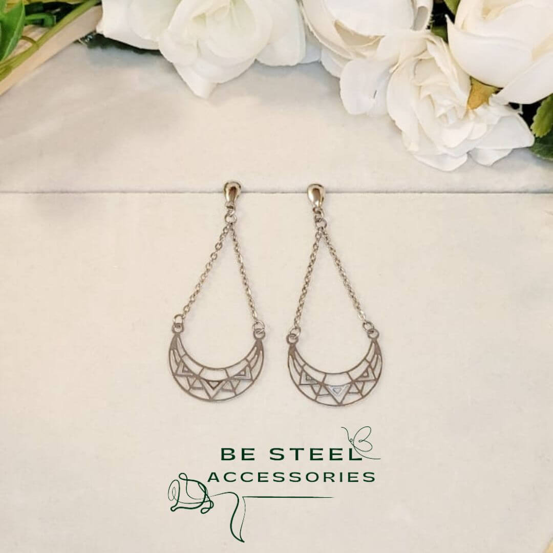 Brinco Corrente Meia Lua