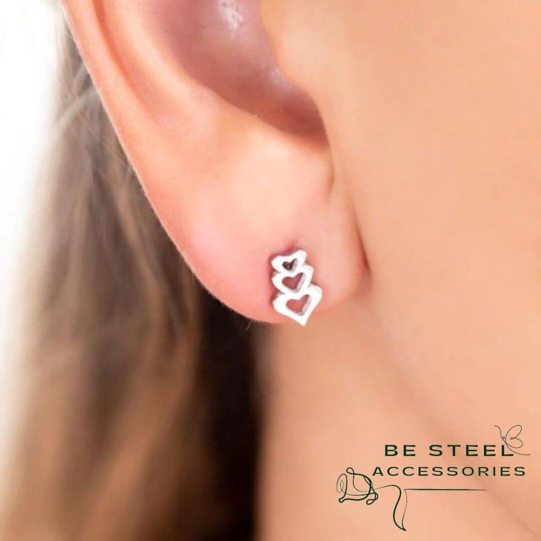 Brinco Três Corações