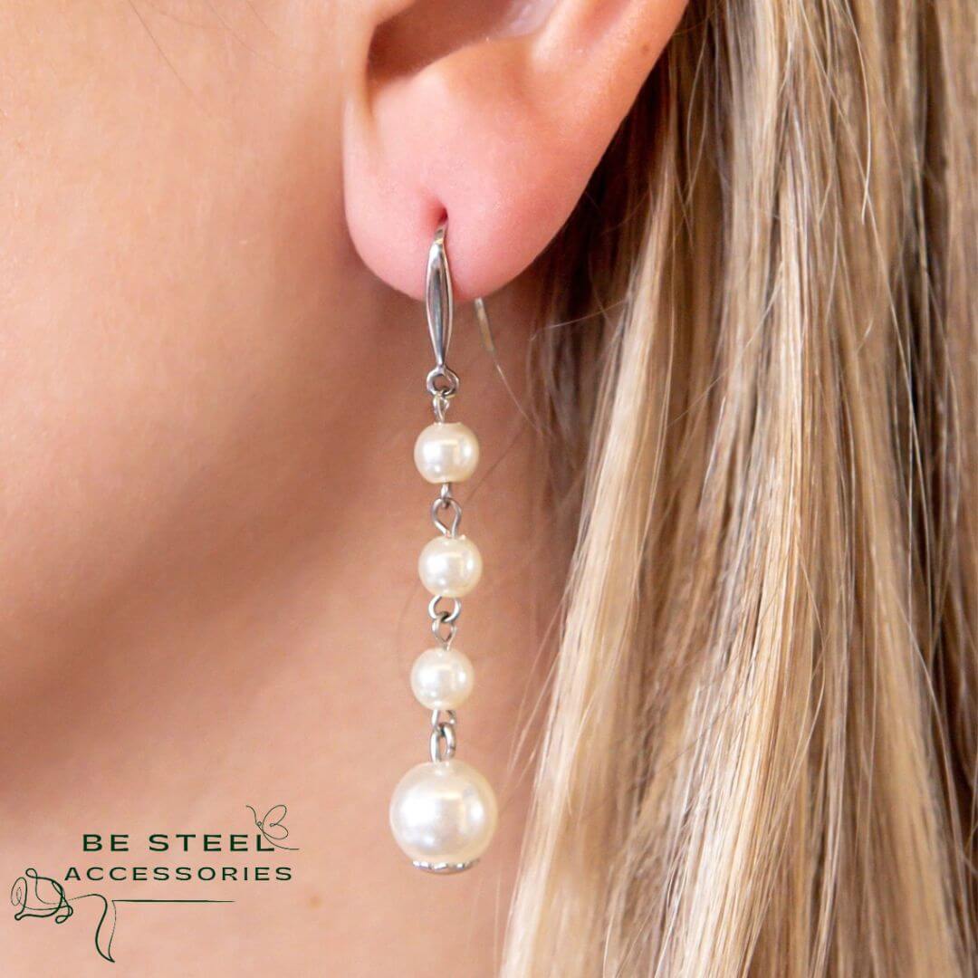 Brinco Gancho Pérolas