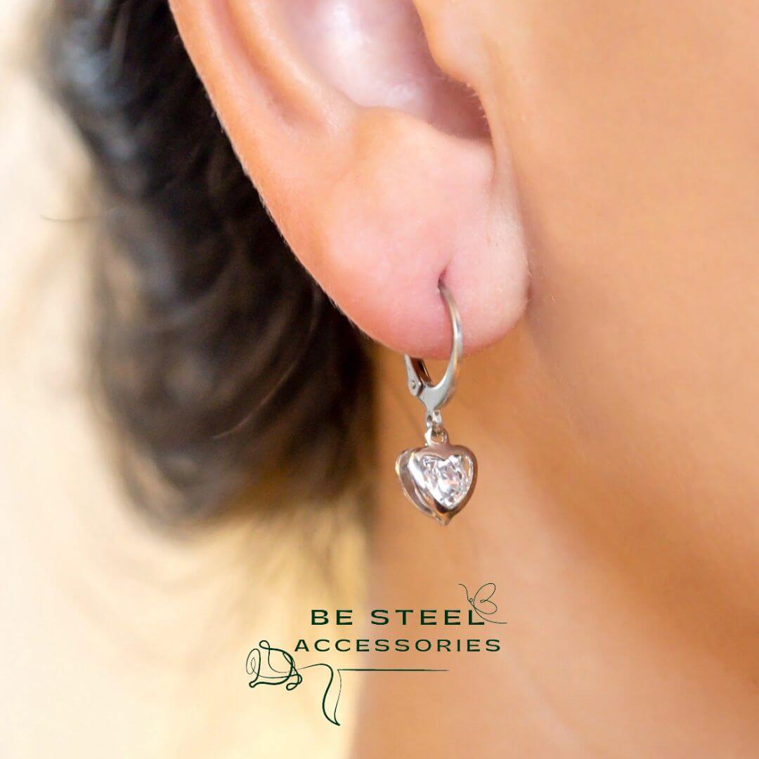 Argola Tranqueta com Coração