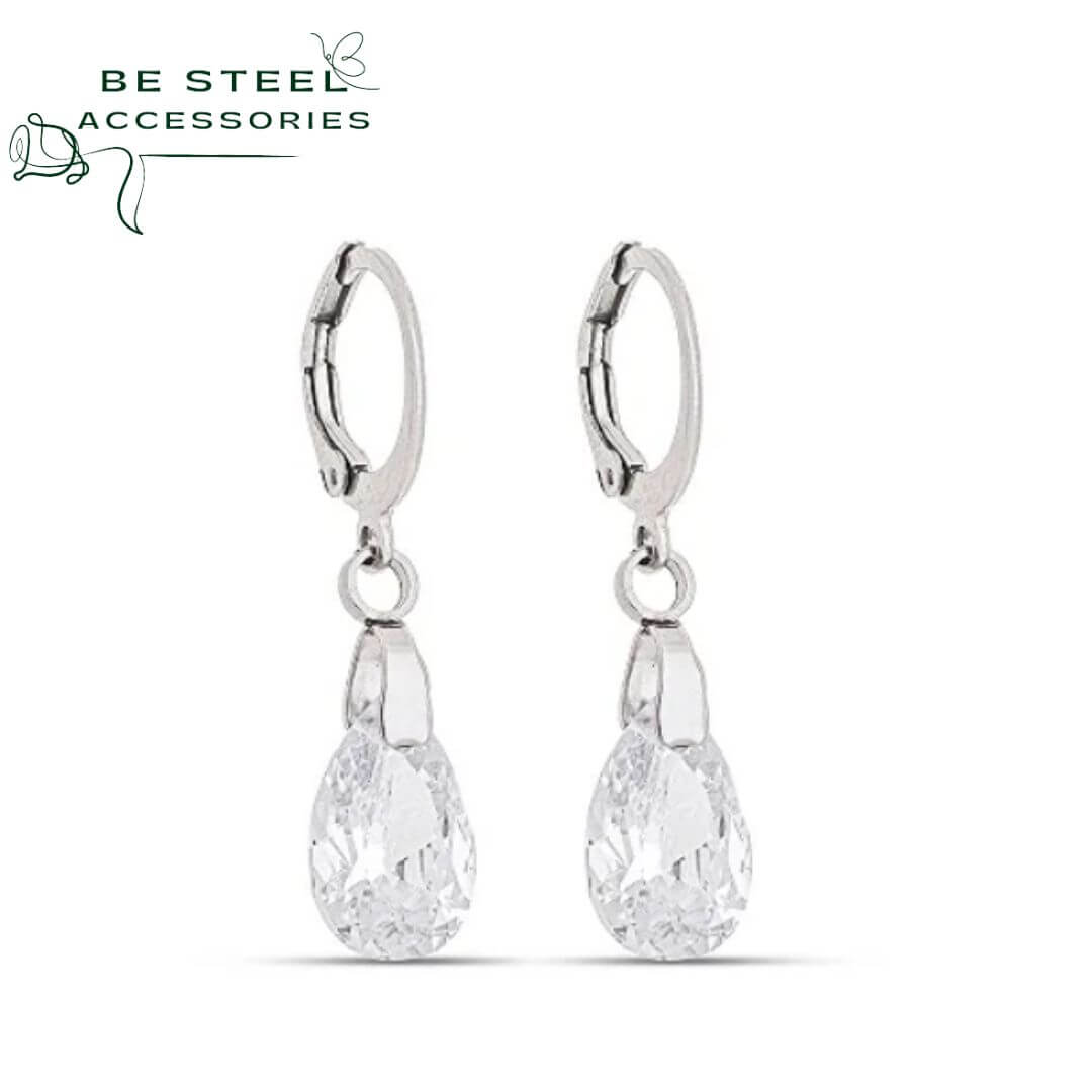 Argola Tranqueta com Zircônia