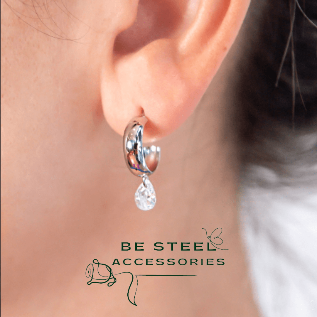 Argolas Chapas com Pingentes